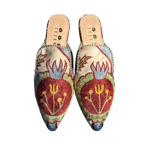 Silk Mules size 39
