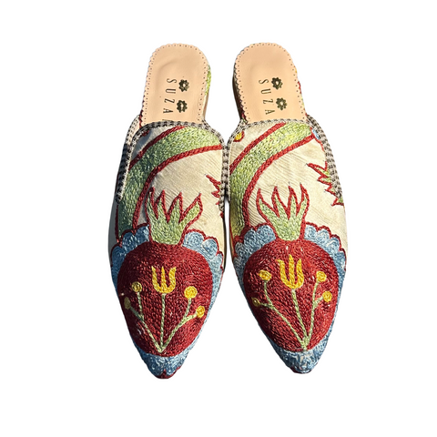 Silk Mules size 39