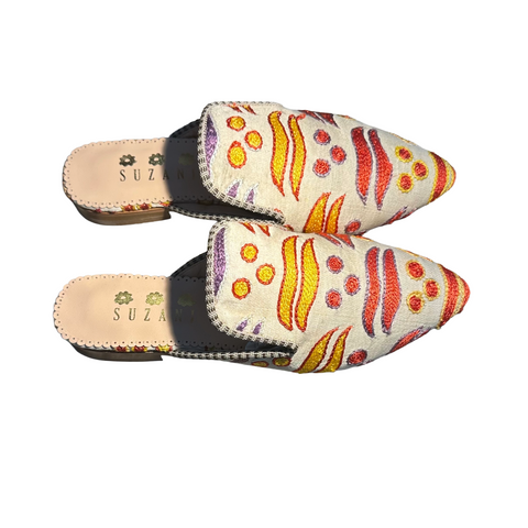 Silk Mules size 37