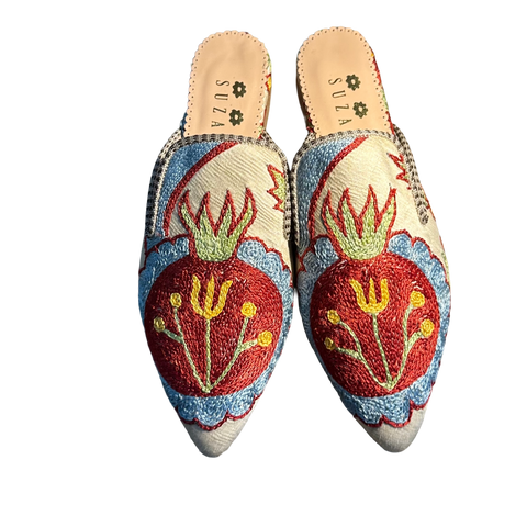 Silk Mules size 37