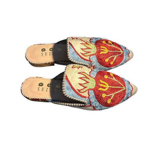 Silk Mules size 37