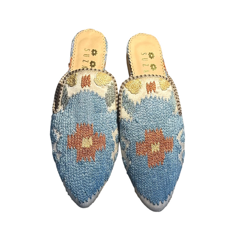 Silk Mules Size 36