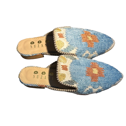 Silk Mules Size 36