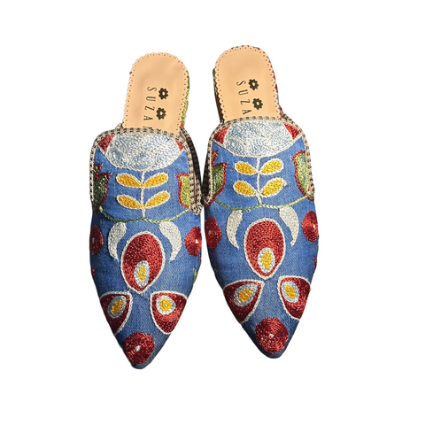Silk Mules size 40