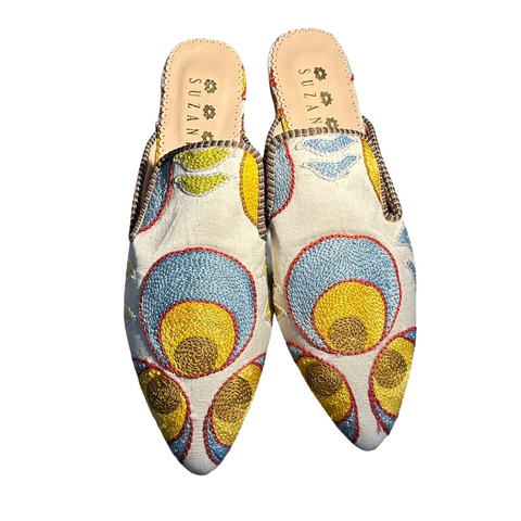 Silk Mules Size 41