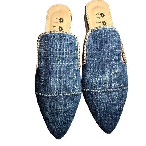Indigo Mules size 38