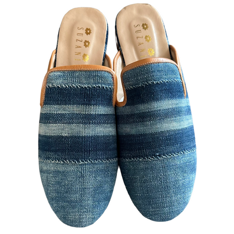 Men's Indigo Mules size 45