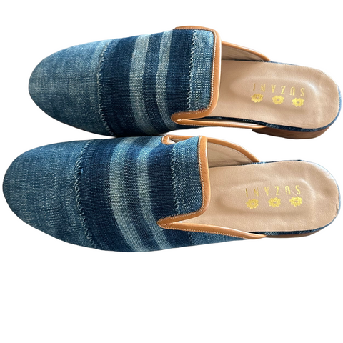 Men's Indigo Mules size 45