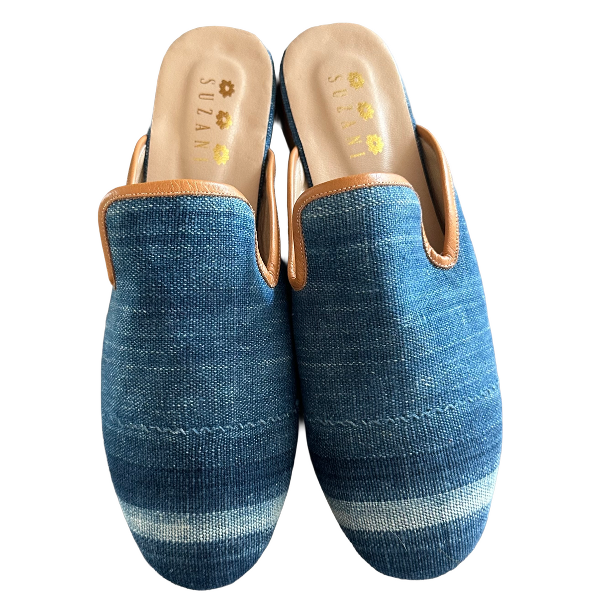 Men Indigo Mules size 41