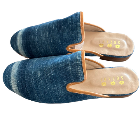 Men Indigo Mules size 41